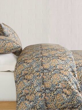 WEST ELM Posey Floral Duvet Cover FULL/QUEEN NWT